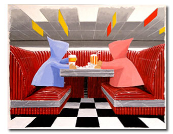 At The Diner: 