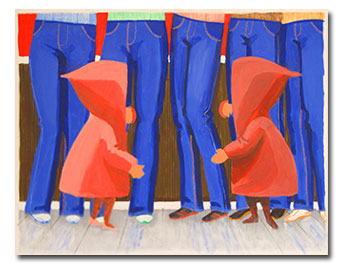 Which Legs Are Yours: Kids looking for moms legs